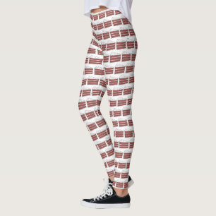Feinschmecker aus rotem Velvet-Schicht-Kuchen Leggings