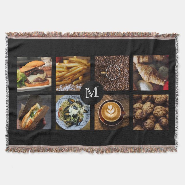 Feinschmecker Custom Monogram Wirf Decke 1 (Vorderseite)
