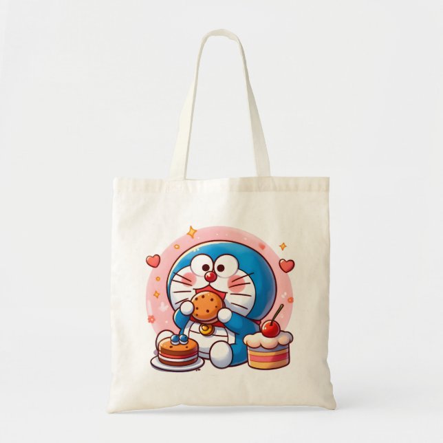 Feinschmecker Doraemon Tragetasche (Vorne)