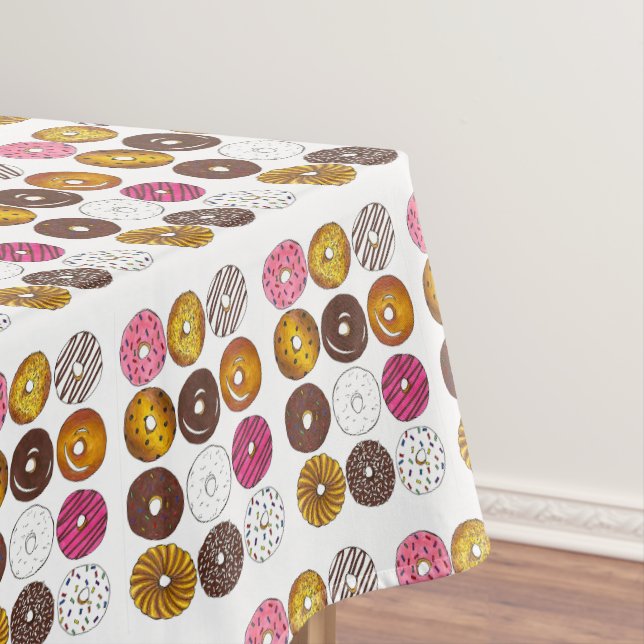 Feinschmecker Doughnut Shop Frühstück Essen Donut  Tischdecke (Beispiel)