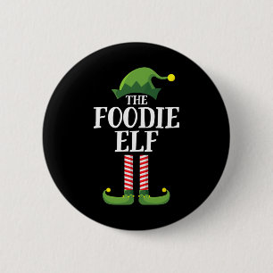 Feinschmecker Elf Matching Familiengruppe Weihnach Button