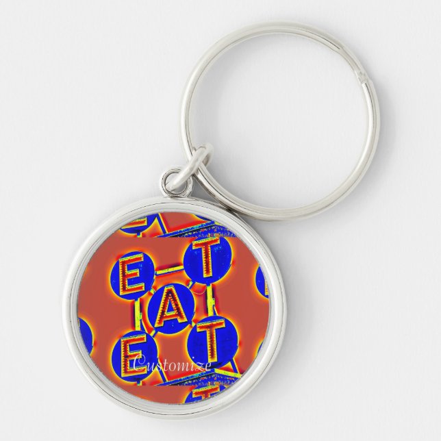 Feinschmecker essen Thunder_Cove Schlüsselanhänger (Vorne)