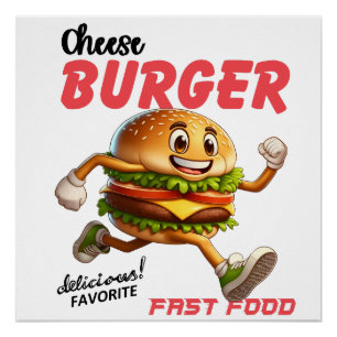 Feinschmecker-Geschenk   Funny Burger Shirt   Hamb Poster