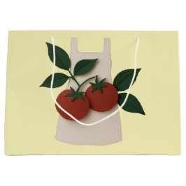 Feinschmecker Liebhaber — Schürze und Tomaten Große Geschenktüte