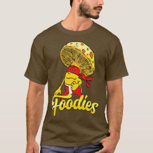Feinschmecker Mushroom Ninja Toon Feinschmecker T-Shirt