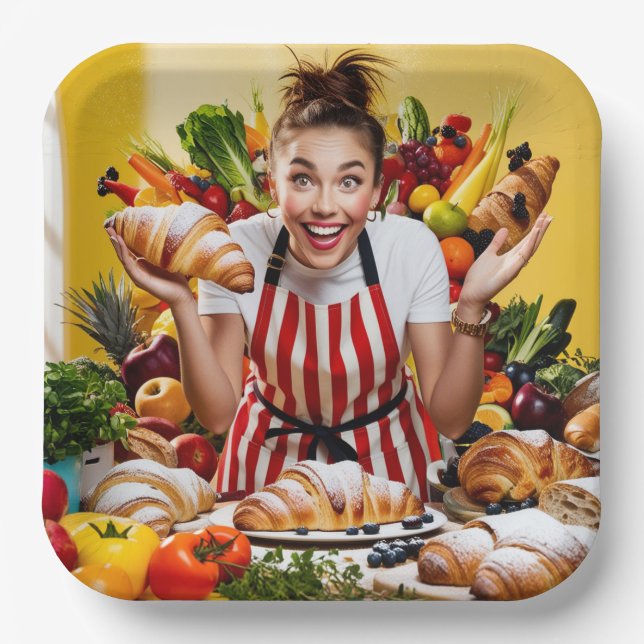 Feinschmecker Pappteller (Vorderseite)