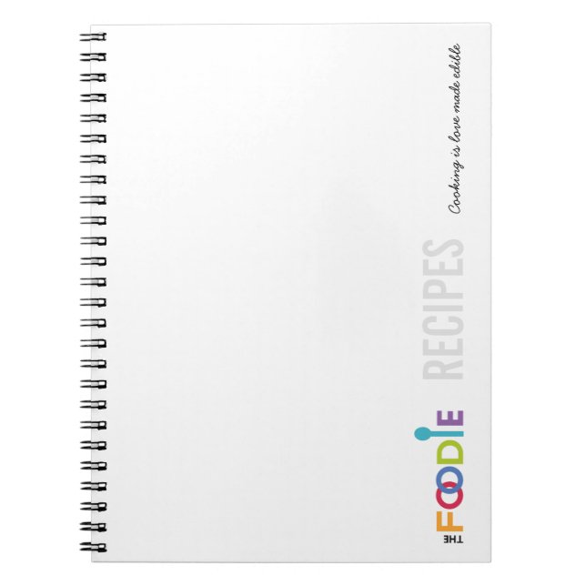 Feinschmecker REZEPT-Notizbuch Notizblock (Vorderseite)