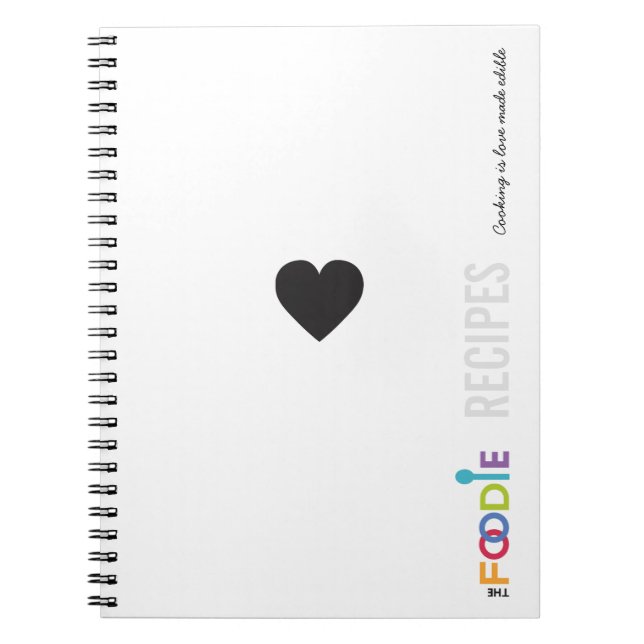 Feinschmecker REZEPT-Notizbuch Notizblock (Vorderseite)