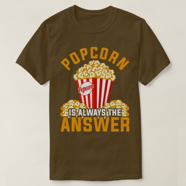 Feinschmecker Snack Popcorn T-Shirt (Design vorne)