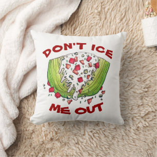 FEIS MIR NICHT AUS Funny Iceberg Lettuce Wedge Sal Kissen