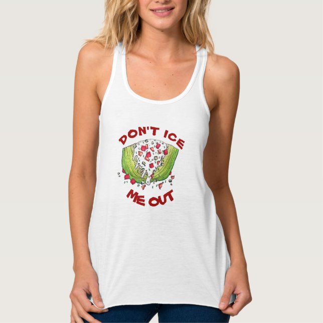 FEIS MIR NICHT AUS Funny Iceberg Lettuce Wedge Sal Tank Top (Vorderseite)
