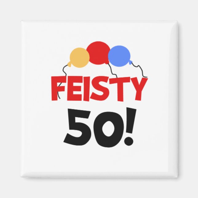 Feisty 50 magnet (Vorne)