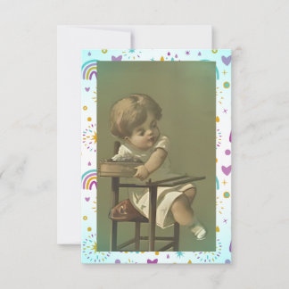 Feisty Baby Dankeskarte