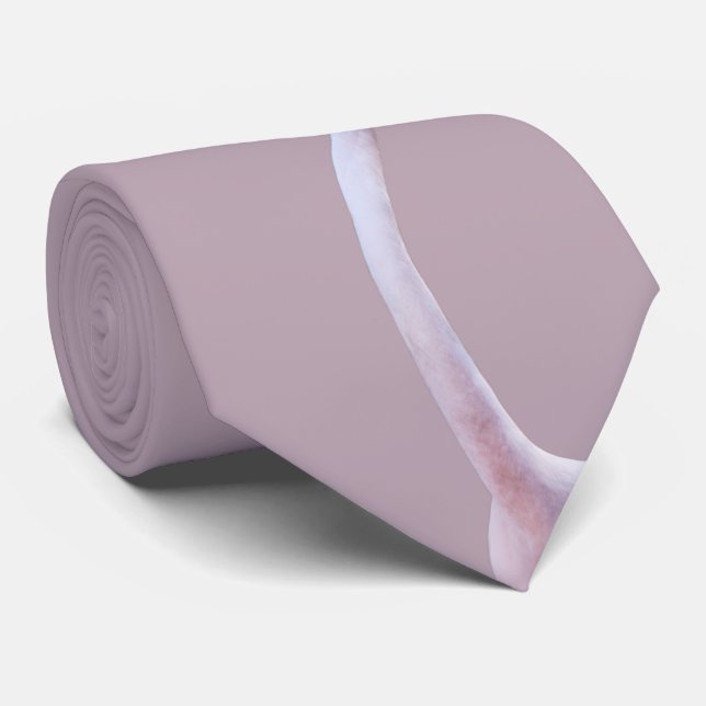 Feisty Flamingo Krawatte (Dusty Pink) (Gerollt)