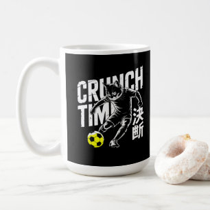 Feisty Fußball-Katzen-Tasse - Crunch Time Kaffeeta Kaffeetasse