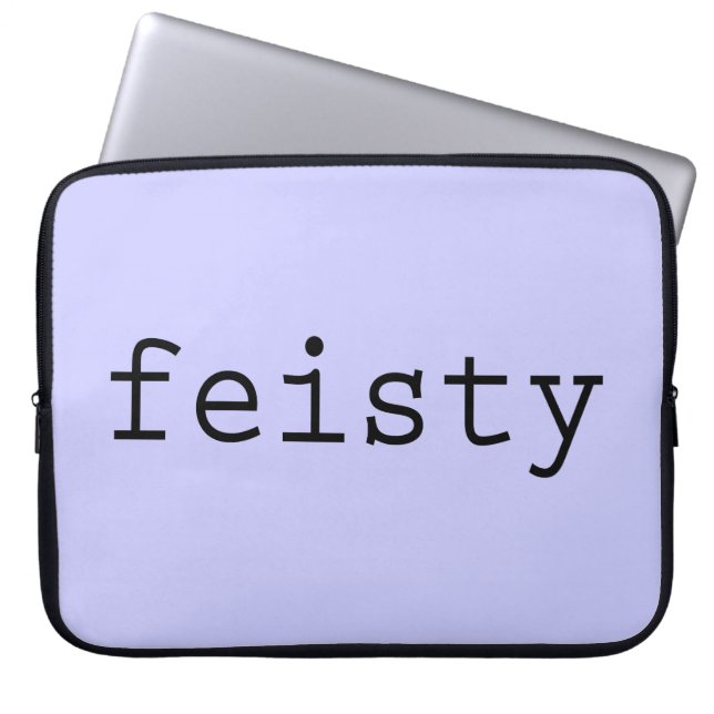 Feisty Laptopschutzhülle (Vorderseite)