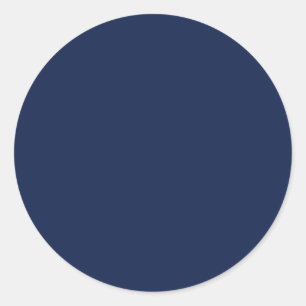 Feld aus Blau Runder Aufkleber