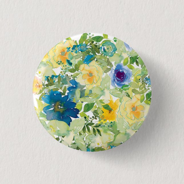 Feld Blume Button (Vorderseite)