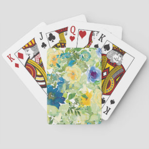 Feld Blume Spielkarten