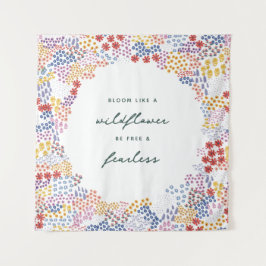 Feld Blume Wandteppich