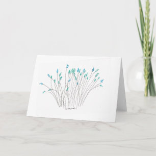 Feld-Blumen Karte