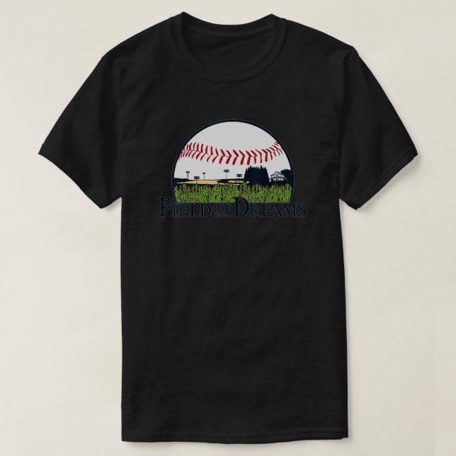 Feld der Baseball-Träume T-Shirt (Design vorne)