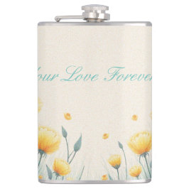 Feld der endlosen Liebe Flachmann