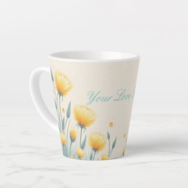 Feld der endlosen Liebe Milchtasse (Linke Ecke)