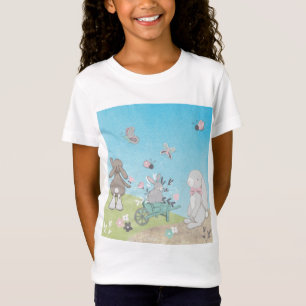Feld der Frühlingshasen T-Shirt