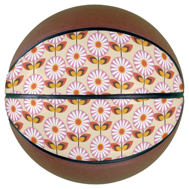 Feld der Milchrosa Basketball (Vorderseite)