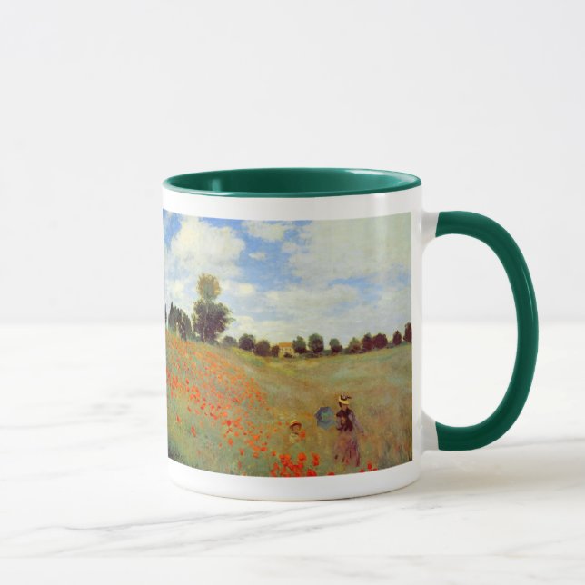 Feld der Mohnblumen, Claude Monet Tasse (Rechts)