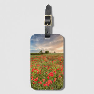 Feld der Mohnblumen Gepäckanhänger