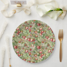 Feld der reifen, roten Erdbeeren