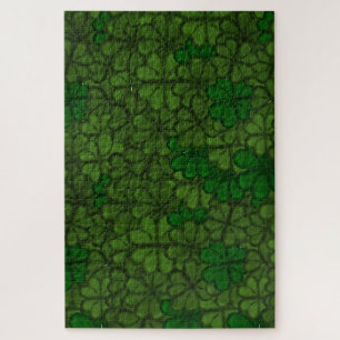 Feld der Shamrocks Digitale Kunst Muster St. Patri