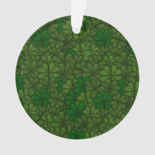 Feld der Shamrocks Digitale Kunst Muster St. Patri Ornament