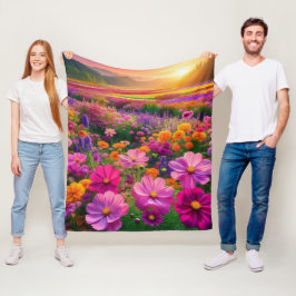 Feld der Strahlkraft Fleecedecke
