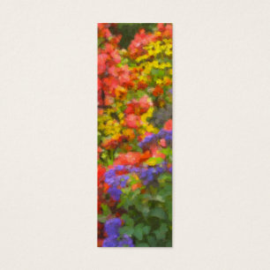 Feld des Blumen-Lesezeichens