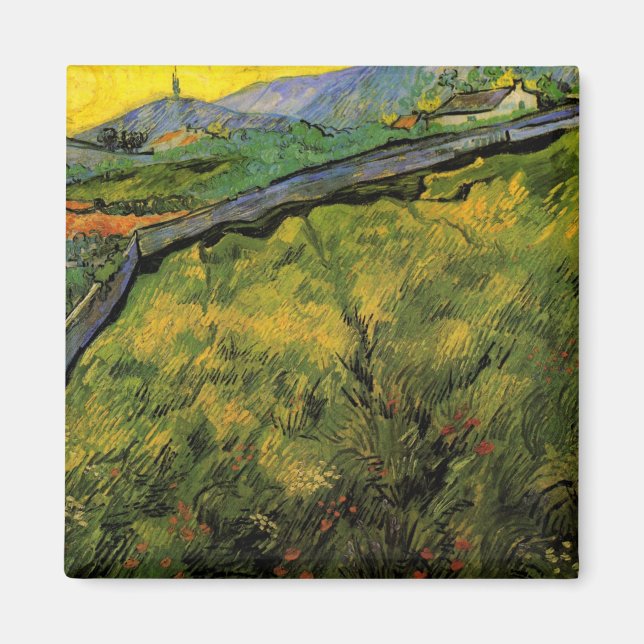Feld des Frühlings Weizen, Sonnenaufgang von Vince Magnet (Vorne)