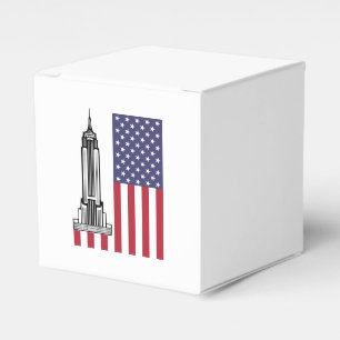 Feld "Favoriten für das amerikanische Gebäude "Fla Geschenkschachtel