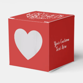 Feld für benutzerdefinierten Text und Farbfavorite Geschenkschachtel