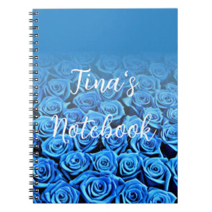 Feld für Blue Rose Notebook Notizblock