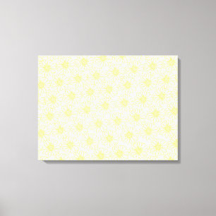 Feld für Daisies Canvas Print, gelb Leinwanddruck