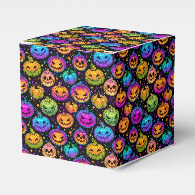 Feld "Halloween-Party Leckerei" Geschenkschachtel (Vorderseite)