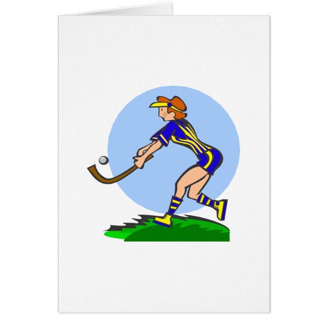 Feld-Hockey-Frau (Vorne)