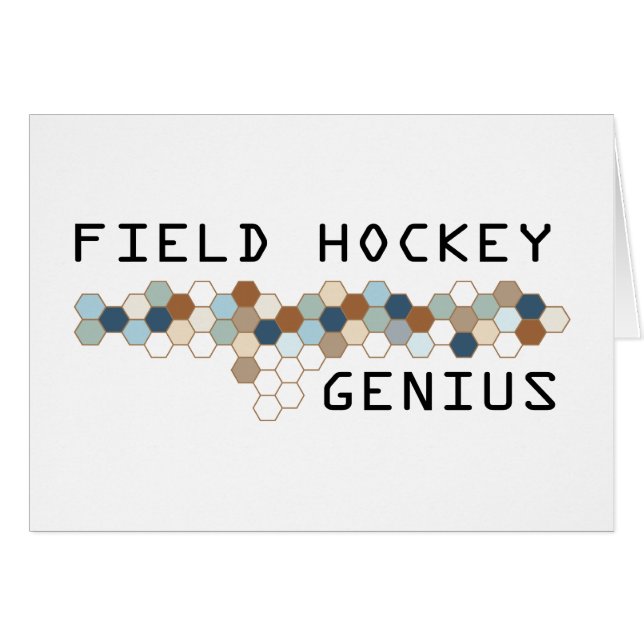Feld-Hockey-Genie (Vorderseite (Horizontal))