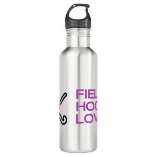 Feld-Hockey-Liebe-Wasser-Flasche Edelstahlflasche