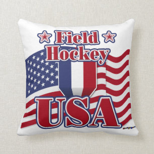 Feld-Hockey USA Kissen