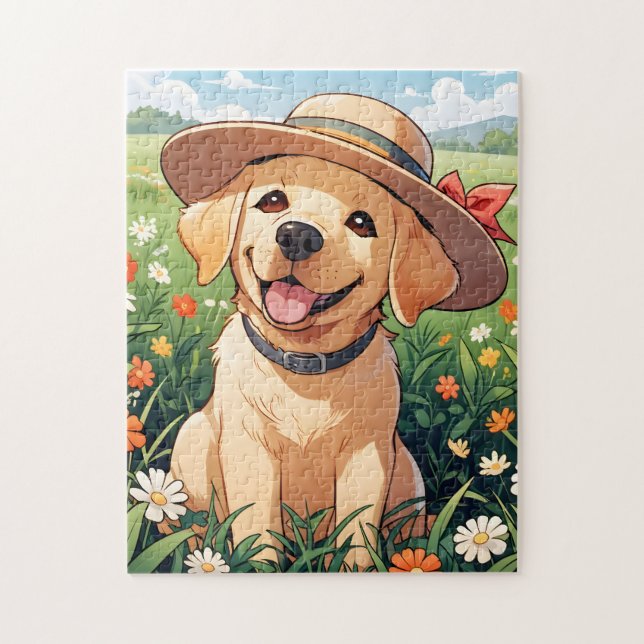 Feld "Labrador Retriever"-Blume (Vertikal)