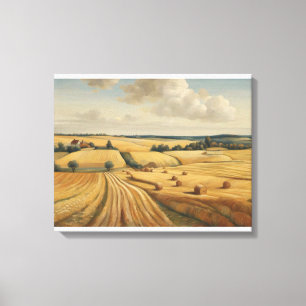 Feld Leinwanddruck
