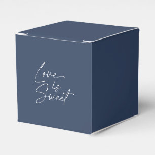 Feld "Liebe ist süß" Minimalistische Gastgeschenk Geschenkschachtel